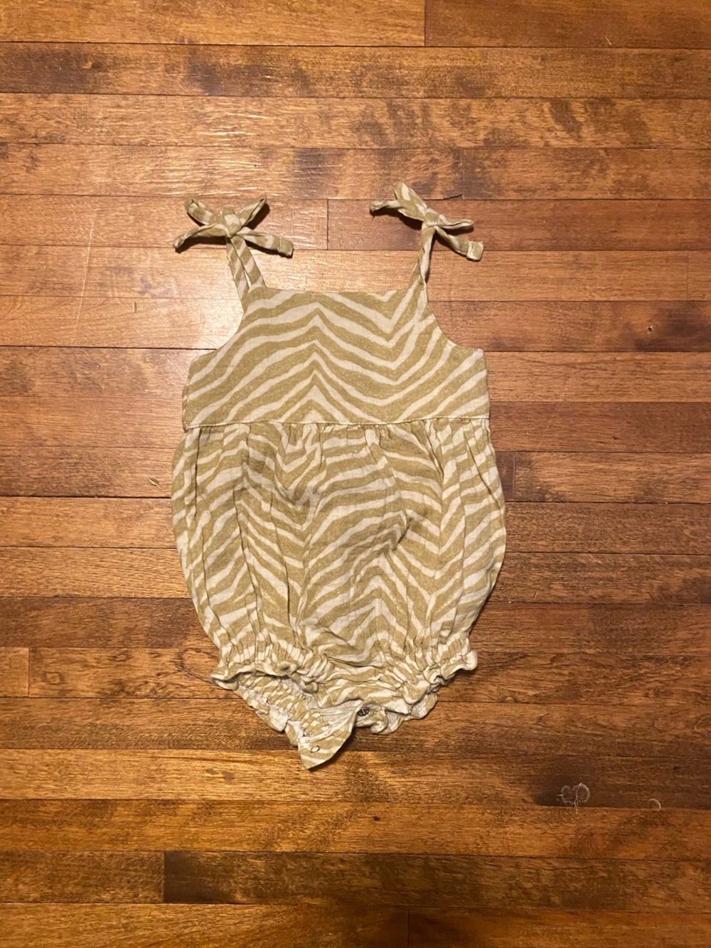 10/$25 Bundle - Sleeveless Zebra Print Romper